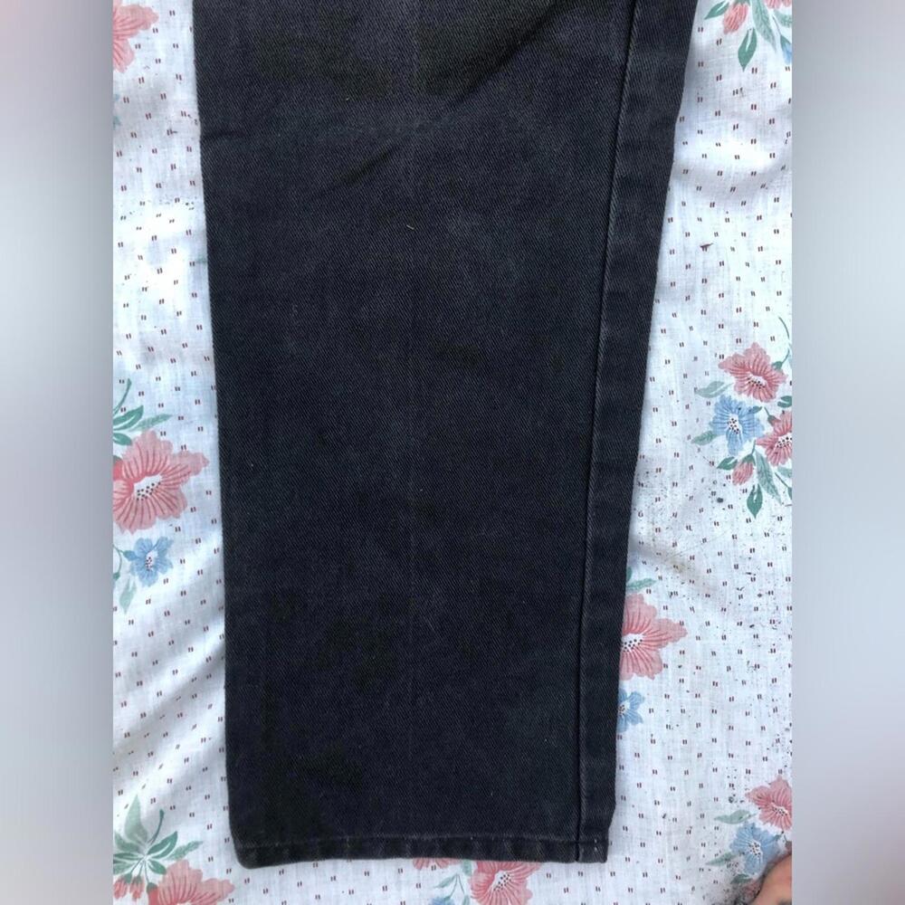 Vintage High Waisted Rocky Mountain 100% Cotton Grey Denim Jeans - Picture 8 of 9